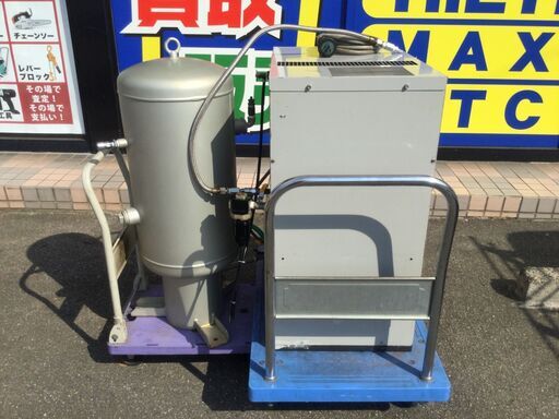 【エコツール 知立店】〇アネスト岩田 三相200V60Hzスクロールコンプレッサー・60Lタンク 2点セット SLP-15EBD/SUST-65-100   ITW5Y46FN140【愛知県/知立市/工具】