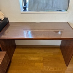ニトリ　勉強机　机　デスク　ブラウン