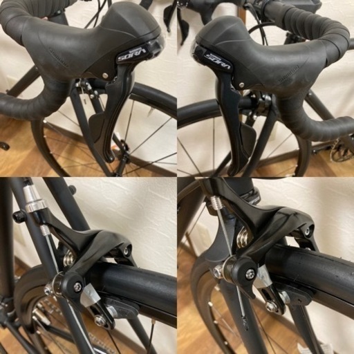 未使用品 美車！FUJI BALLAD Ω フジ バラッドオメガ 54size MATTE BLACK クロモリロードバイク