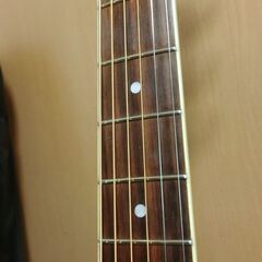 傷あるけど❤️弦高調整済「Sepia Crue F-130 黒」＋ケース付！弾きやすい　島村楽器の画像