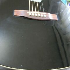 傷あるけど❤️弦高調整済「Sepia Crue F-130 黒」＋ケース付！弾きやすい　島村楽器の画像