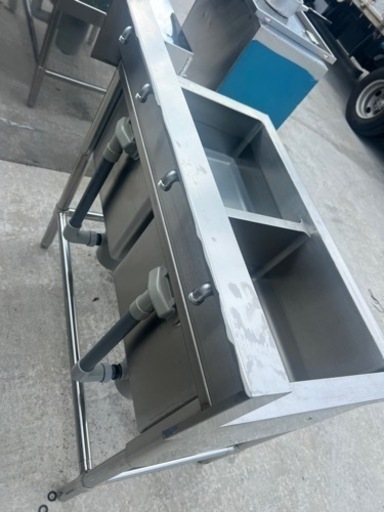 業務用　ニ槽シンク