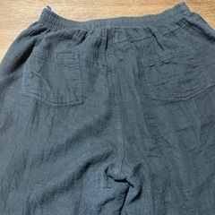 ガーゼ地の様なやわらかいガウチョパンツ　ステテコ　L Lサイズ　usedの画像