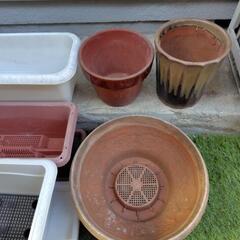 プランター　3つ　植木鉢　3つ　セット　　　　　　の画像