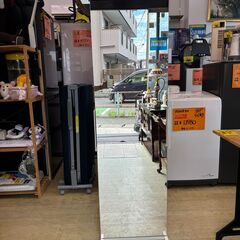 鏡付き ハンガーラック■横幅46cm×奥行50cm×高さ165cm■買取帝国 朝霞店 配達可能の画像