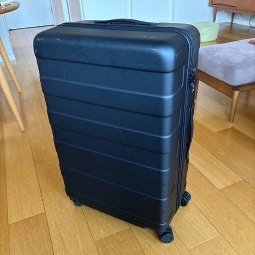 無印良品　ハードキャリーケース　75L ブラック