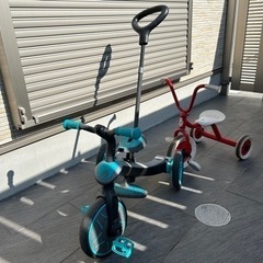 三輪車(変形可)介助付きの画像