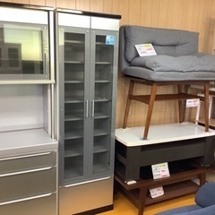 【リサイクルサービス八光】幅60cm　松田家具　スリムカップボー...