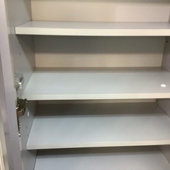 【リサイクルサービス八光】幅60cm　松田家具　スリムカップボード　食器棚の画像