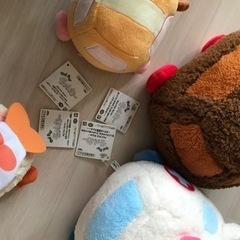 PUIPUIモルカー　ぬいぐるみ セット　タグ付きの画像