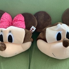 ミッキー、ミニー被り物　公式商品？