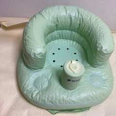 リッチェル Richell ふかふかベビーチェア グリーン
