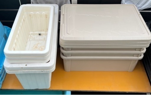 メダカの用品。船、タライなど 商談中。