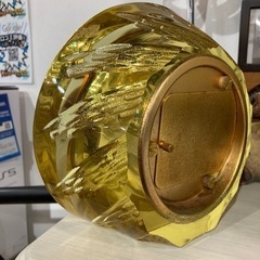 クリスタルhoya 置き時計の画像