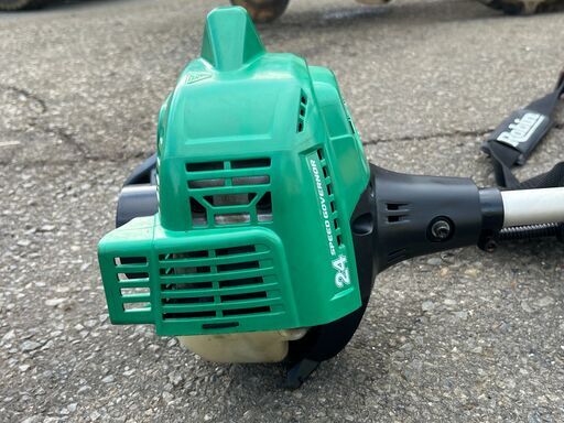 現物確認歓迎、初期不良対応可 刈刃新品 整備済 23.9cc かけやすいSスタート 草刈機 日立工機　CG24ECMP(S) 刈払機 取説も読める