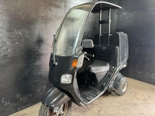 ★支払総額3.8万円★走行テスト済み！関東圏内即日配送可能！ ホンダ ジャイロキャノピー TA02 リアボックス付き！ワイドスペーサー！人気の2スト！カスタムベースに！