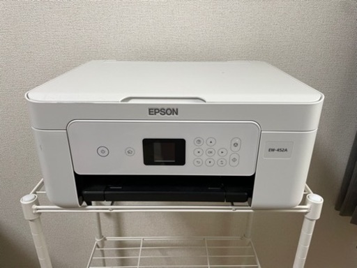 EPSON プリンタ【コピー用紙・交換インク3色・ラック
】