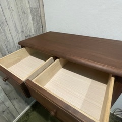 【墨田区手渡し】チェスト　衣装ケース　収納棚　木製　ウォールナット　茶色　箪笥　タンスの画像