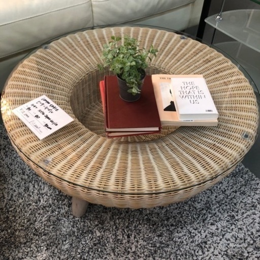 ラタン　センターテーブル