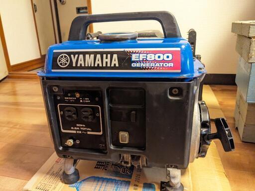 ⭐YAMAHA ヤマハ ポータブル発電機 EF800 60Hz 4サイクル  中古品 発電確認済OK⭐