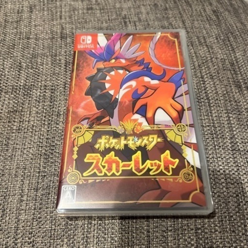 【決まりました】ポケットモンスター　スカーレット　switchソフト