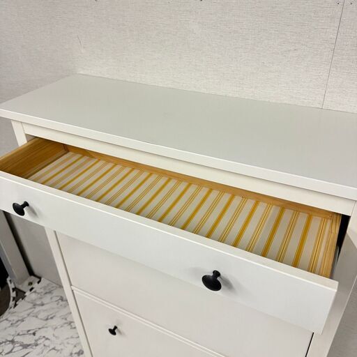  18811  IKEA 靴収納用キャビネット　シューズボックス　靴箱   ◆大阪市内・東大阪市他 6,000円以上ご購入で無料配達い