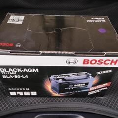 未使用　新古品　BOSCH 輸入車バッテリー
BLACK-AGM...