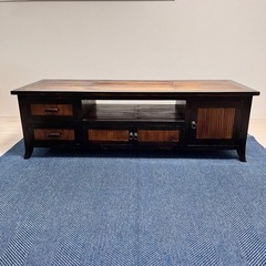 アジアン家具  バンブー バリ家具 チーク材 テレビボード　ロー...