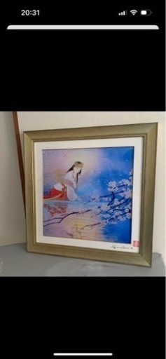 定価30万！草場一壽　６号　コノハナサクヤヒメデジタルシルクスクリーン