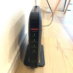 【明日7/20午前中まで先着順】無線WiFiルーター　BUFFALOの画像
