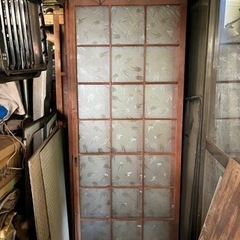 引き戸　昭和レトロ　建具　引き戸　窓枠　窓　サイズ大きめ　沢山あ...
