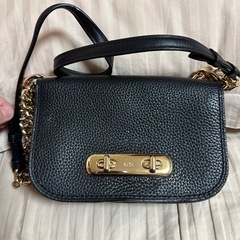 COACH スワッガー チェーンショルダーバッグ 