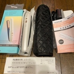 KOIZUMI コードレスストレートアイロンの画像