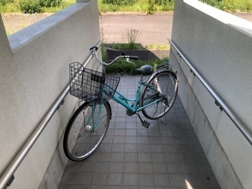 ちょい乗り 切り替え付き　27インチ自転車　オートライトLED ちょい乗り コンパクト 切り替え付き