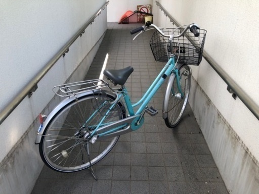 ちょい乗り 切り替え付き　27インチ自転車　オートライトLED ちょい乗り コンパクト 切り替え付き