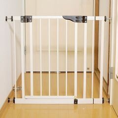 ベビーゲート（ペットゲート）拡張フレーム付き中古品 高さ72cm...