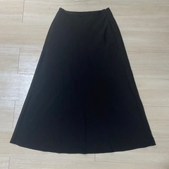 【新品】サテンフレアロングスカート