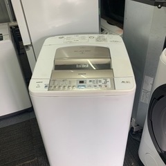 北九州市内配送無料　保証付き 日立 HITACHI 全自動洗濯機（9.0kg） シャンパン ビートウォッシュ BW-9PV