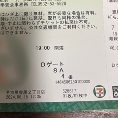 【半額以下】豊橋祇園祭 花火大会のチケット2枚連番 　の画像