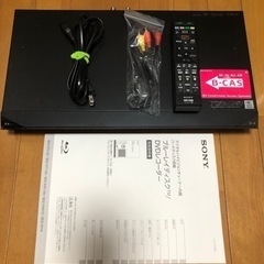 美品　SONY ブルーレイ ディスク レコーダー BDZ-EW1100