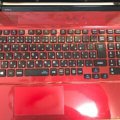 💗ＮＥＣ・Ａ品・超高速i7第7・お洒落レッド・爆速新品SSD256GB！Webｶﾒﾗ内蔵・Win11・Office2021付/15.6ｲﾝﾁ/メモリ8GB/無線/DVD・CD再生ｿﾌﾄ付　No.2407020の画像