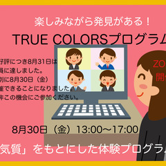 「気質」をもとにした参加プログラム　TRUE COLOR（オンライン）