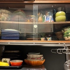 【決まりました】無印　食器棚　スチールユニットシェルフの画像