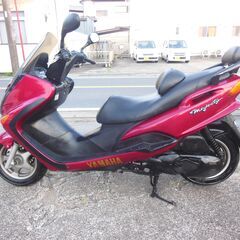 希少 カラー YAMAHA マジェスティ125 　F電球LED　一部カーボン使用　プラグ新品オイル交換他基礎整備済 セル始動 すぐ乗り出せる車両です。 マジェスティーめったに出ないカラー車両の1台ですの画像