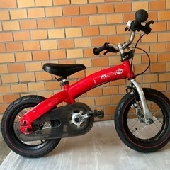 Henshin Bike レッド　赤　へんしんバイク　キッズ　自転車の画像