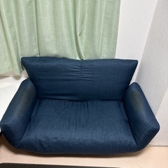 【カバー付】リクライニング2人掛け