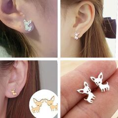 チワワのピアス2個セット（新品）の画像