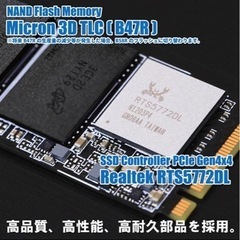 【新品・未開封】CSSD-M2L1KSFT6KE | 消費電力と発熱を削減するecoモード対応 M.2 NVMe接続 SSD 1TBの画像
