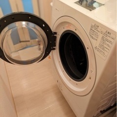 【受付終了】TOSHIBA ドラム式洗濯機 乾燥機能つき ZABOON　TW-127X9L 動作確認済み 説明書あり 付属品あり   の画像
