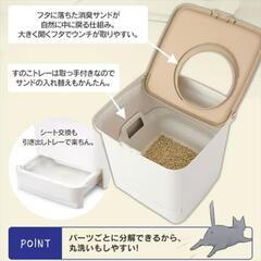 お部屋のにおいクリア消臭 猫用システムトイレ ONC-430の画像